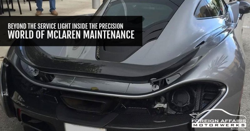 Maintenance McLaren :la précision au-delà de la lumière de service 