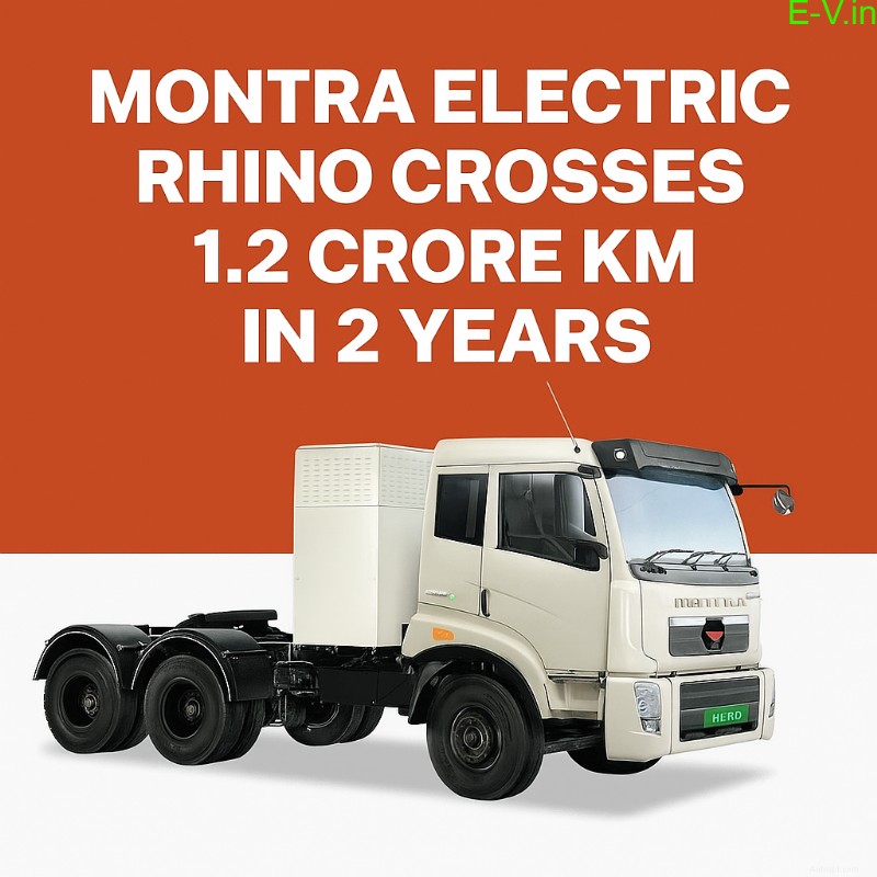 Les camions Rhino EV de Montra Electric parcourent 12 millions de kilomètres en seulement 2 ans 