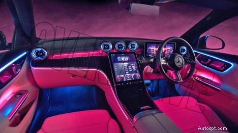 Intérieur de la Mercedes‑Benz Classe C C200 2022 – Luxe, confort et design de pointe 
