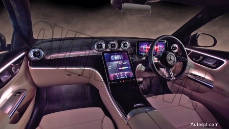 Intérieur de la Mercedes‑Benz Classe C C200 2022 – Luxe, confort et design de pointe 