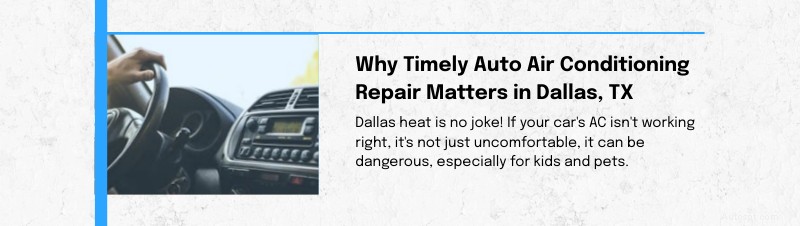 Réparation experte de climatisation automobile à Dallas, Texas – Service rapide et fiable 