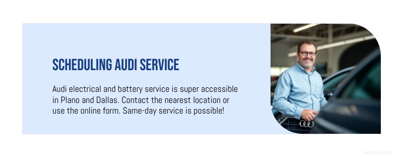 Service expert en batterie et électricité Audi – Plano et Dallas 