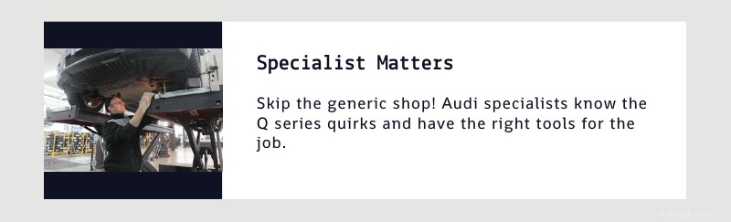 Services de réparation experts Audi série Q à Dallas et Plano 