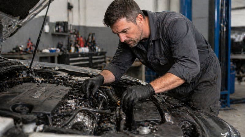 Fuites d’huile de voiture expliquées :causes, symptômes, réparations et estimations des coûts – Rx Mechanic 