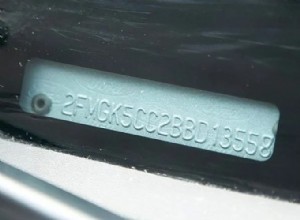 Décodez le VIN de votre voiture pour trouver le code moteur et l année modèle 